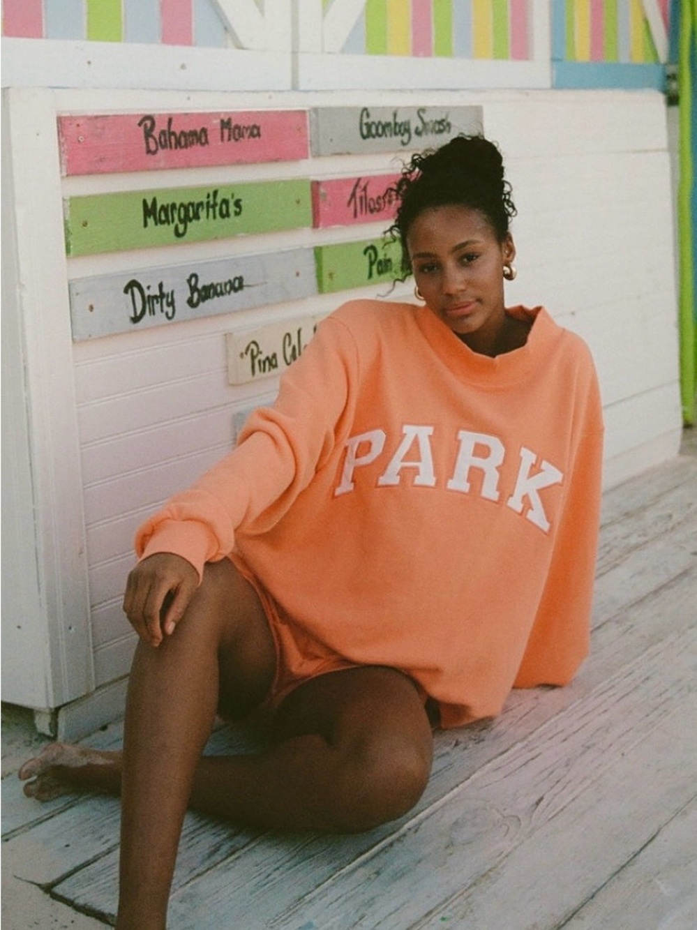 PARKE Creamsicle Mockneck + Shorts Set - PARKE Summerland 2025 - Picture 8 of 14